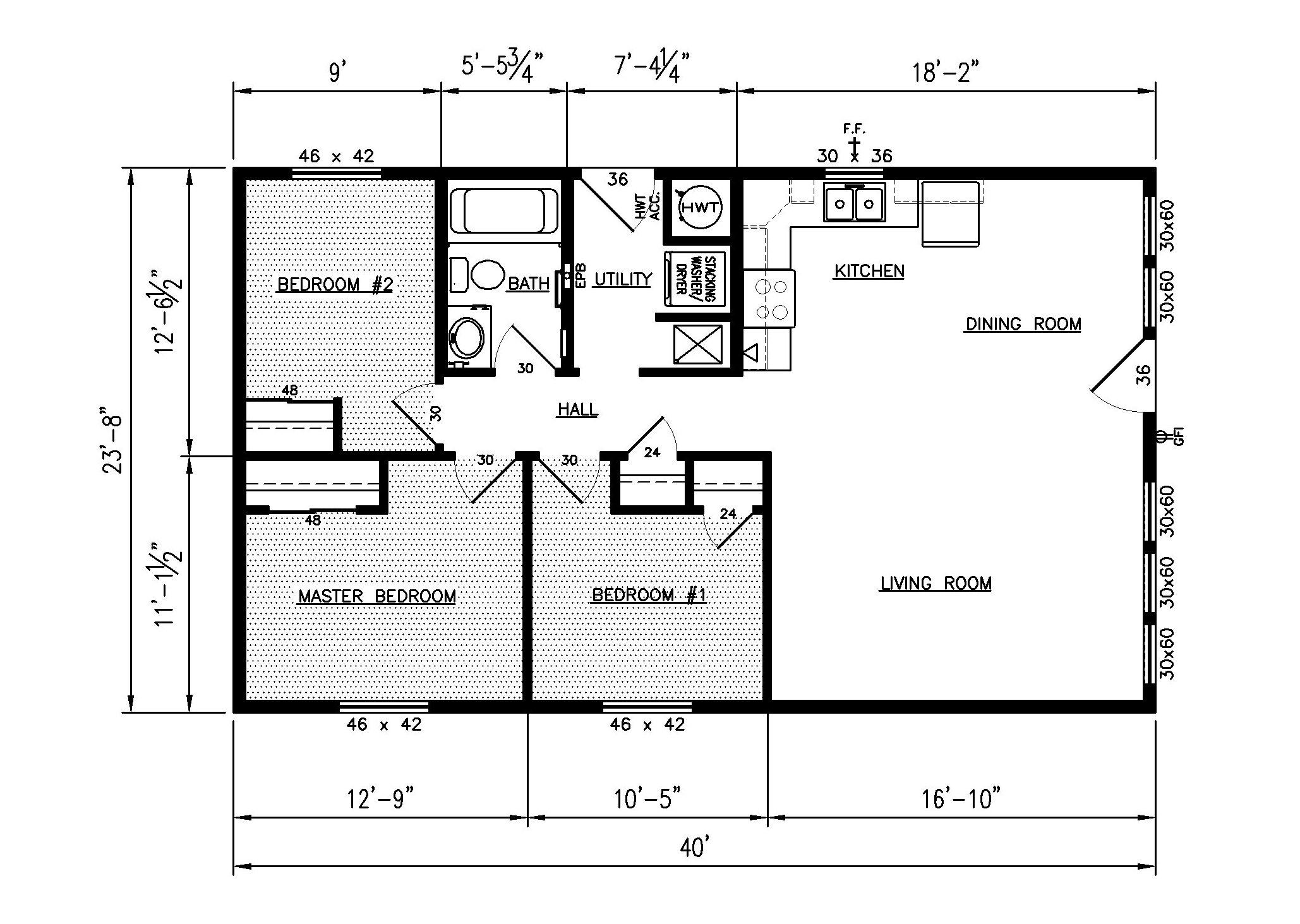 24x40 House Plans India